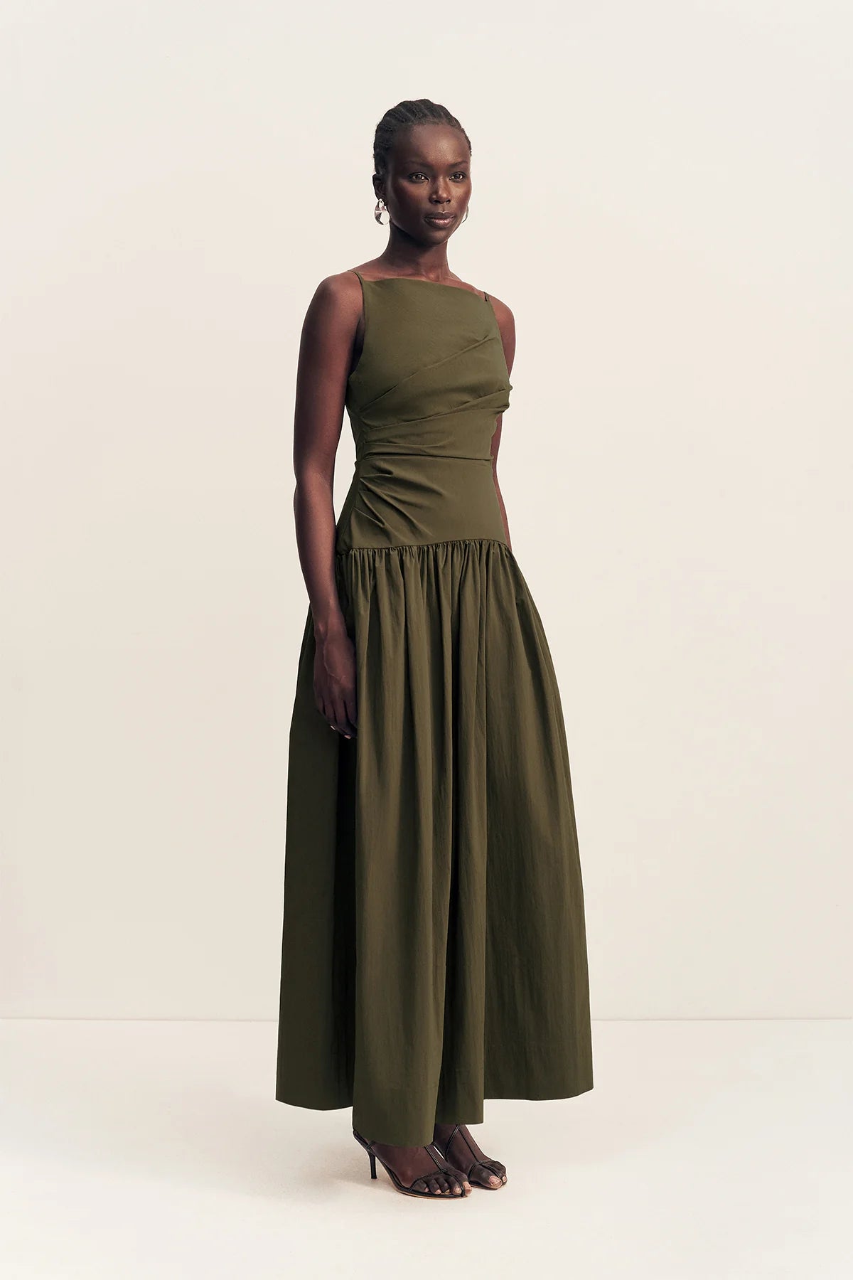 Campbell Square Neck Maxi Dress | Jungle