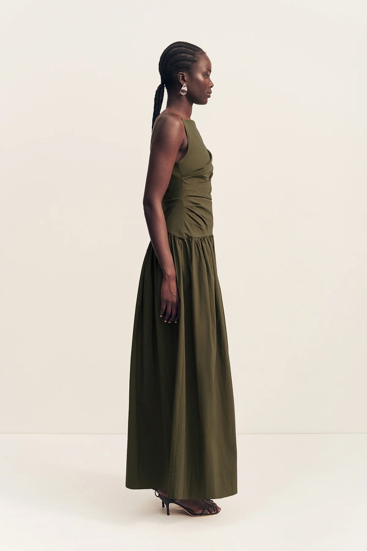Campbell Square Neck Maxi Dress | Jungle