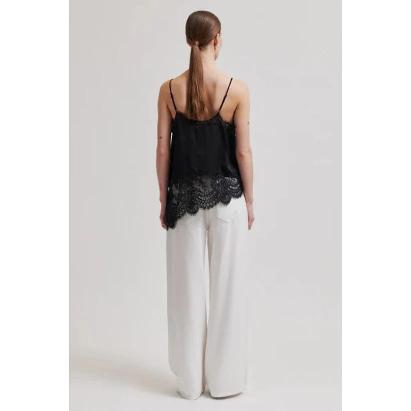 Wilina Strap Top | Black