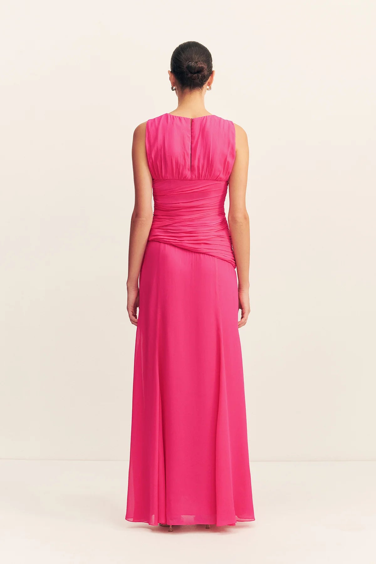 Aylah Side Split Maxi Dress | Fuchsia