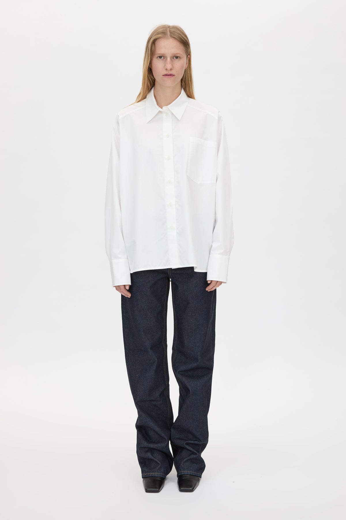 Fiora Long Sleeve Shirt | Soft White