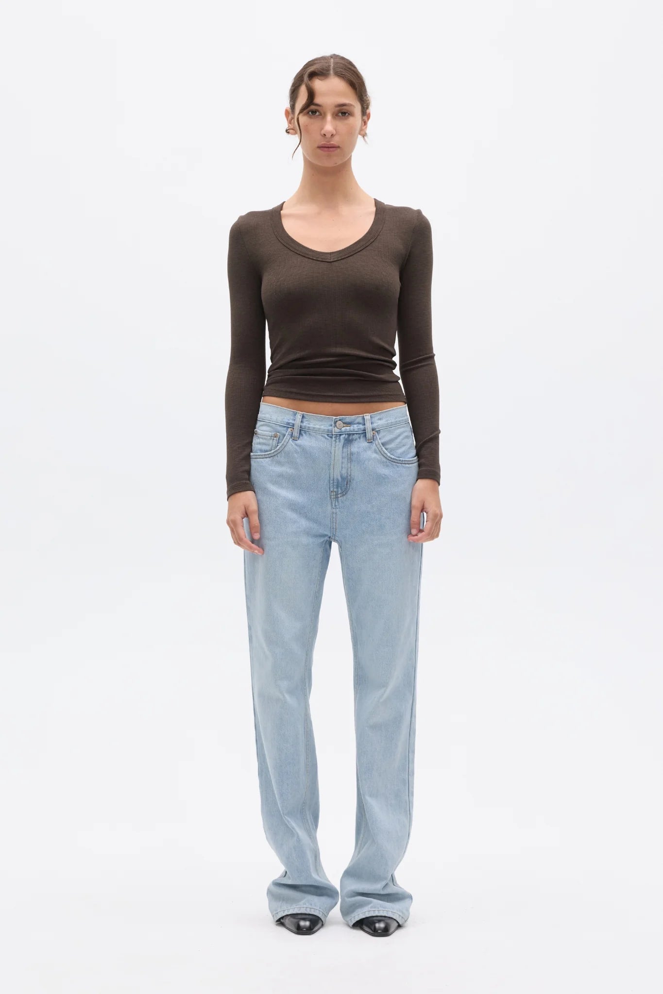 Grace Long Sleeve Top | Espresso