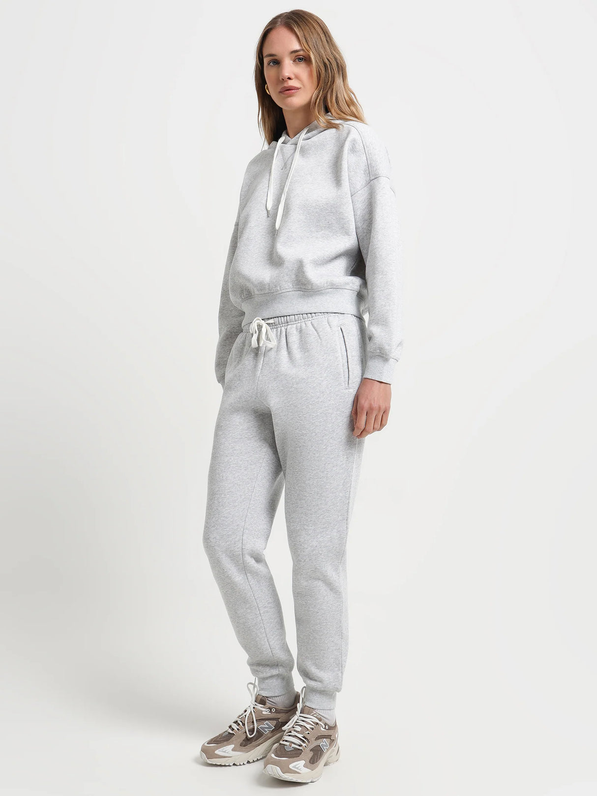 Carter Classic Track Pant | Grey Marle