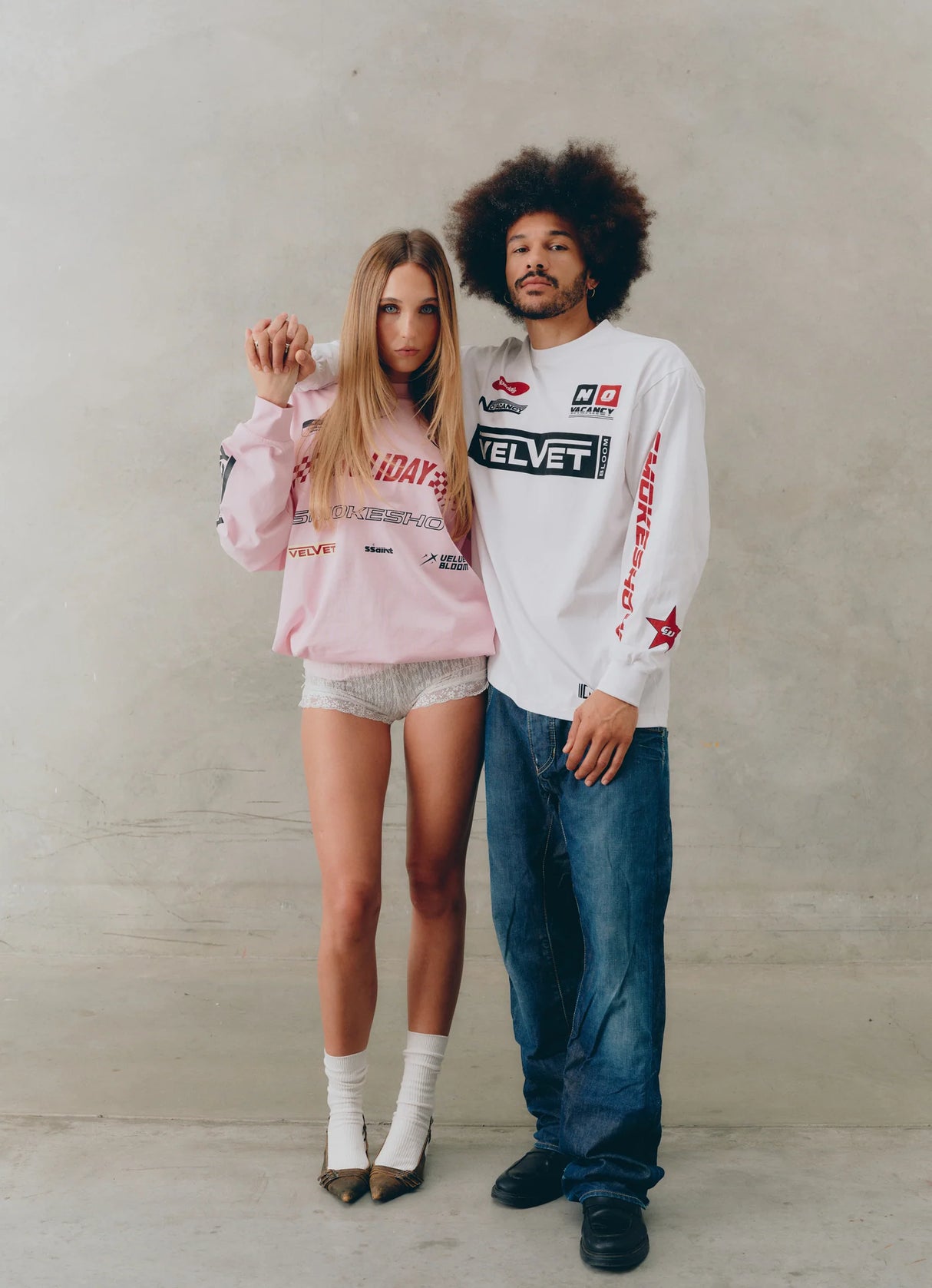 Signature Icon Moto Tee | Pink