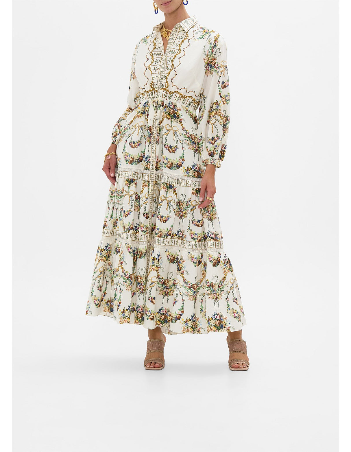 Tiered Long Shirt Dress | The Dressing Room Drama