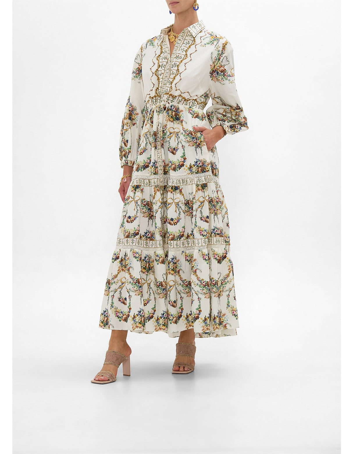 Tiered Long Shirt Dress | The Dressing Room Drama