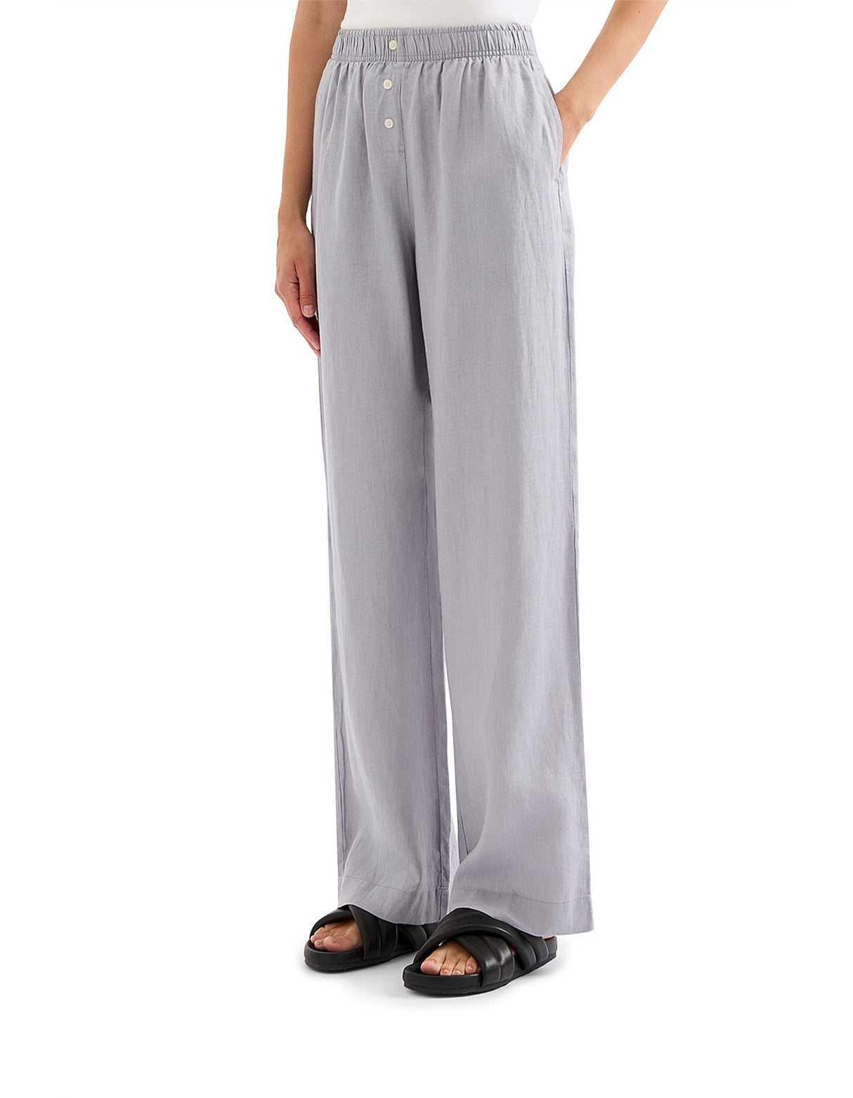 Lounge Linen Pant | Storm