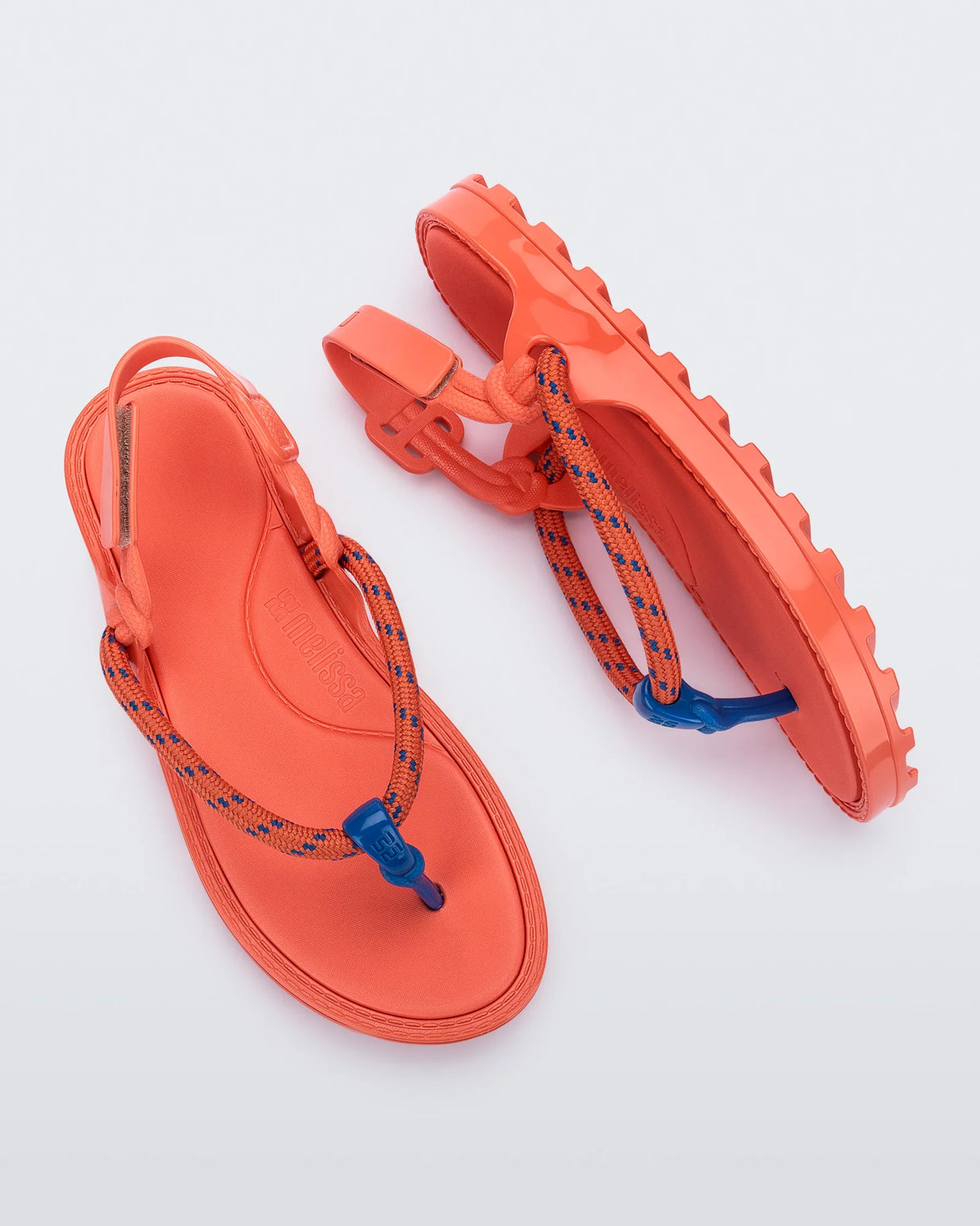 Melissa Bond Sandal | Orange & Blue