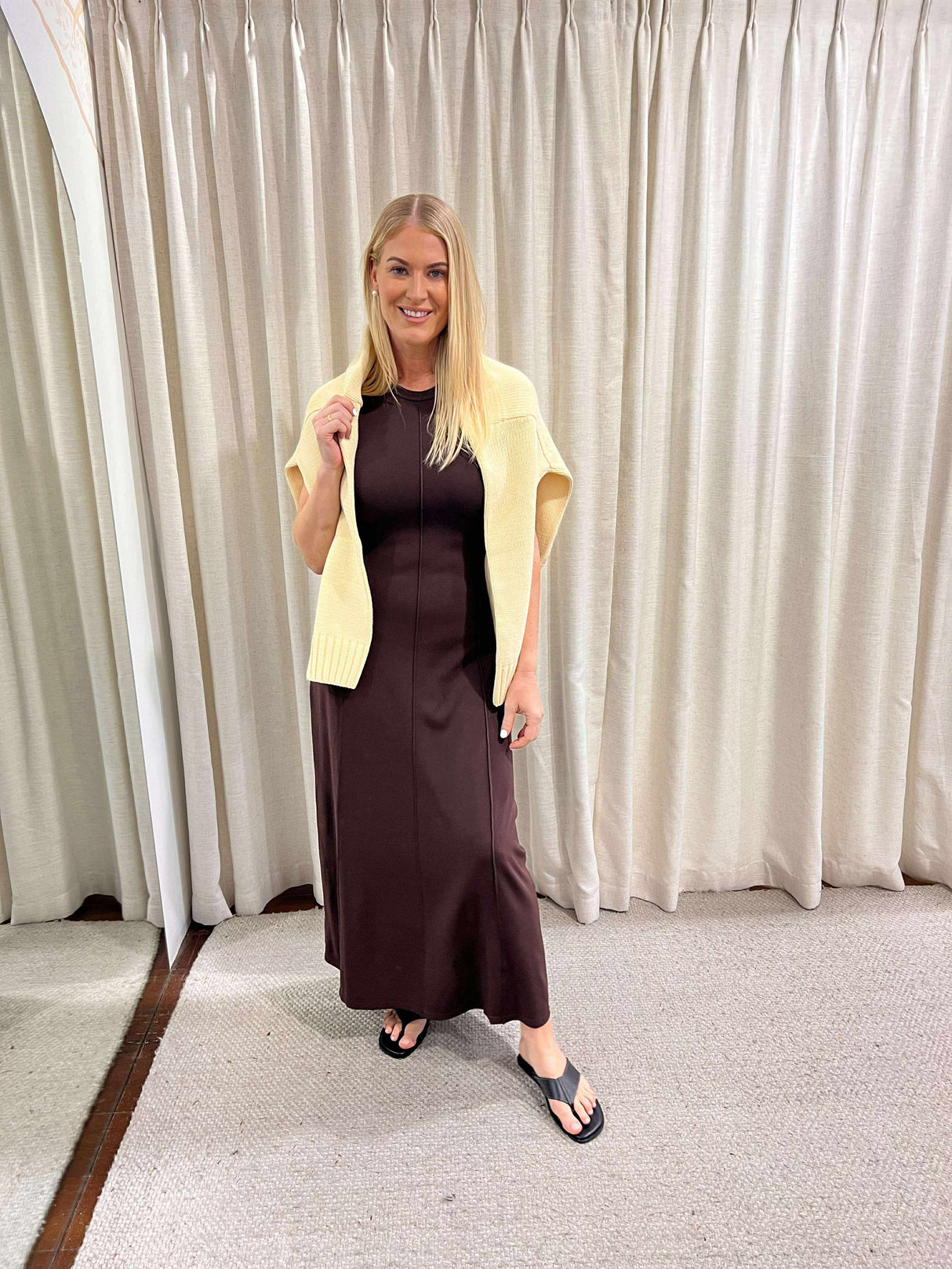 Helene Maxi Dress | Chocolate