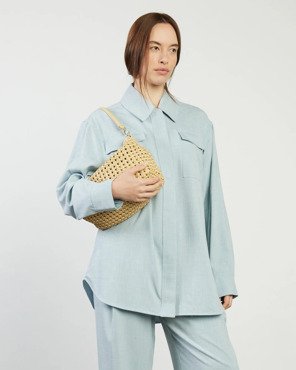 Claudia Crossbody | Raffia Braid