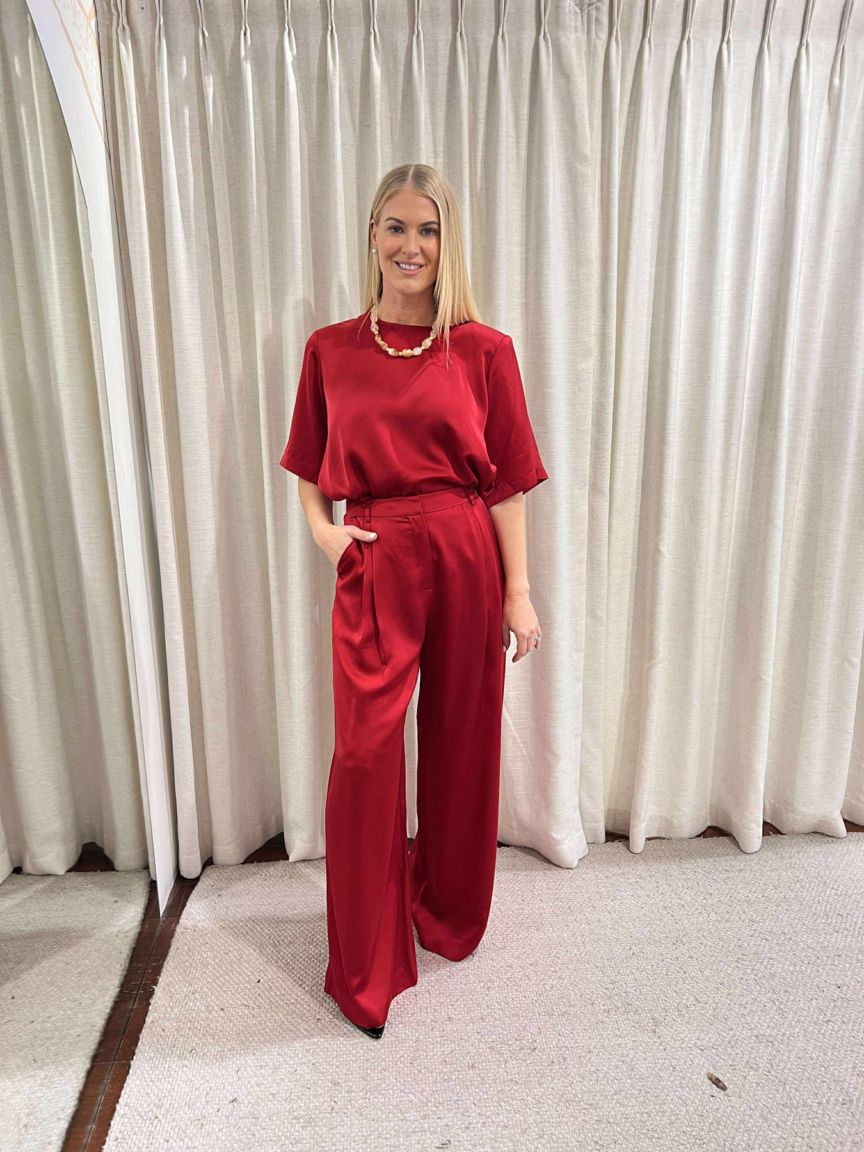 Viktoria & Woods Whirlwind Pants | Sunset Red