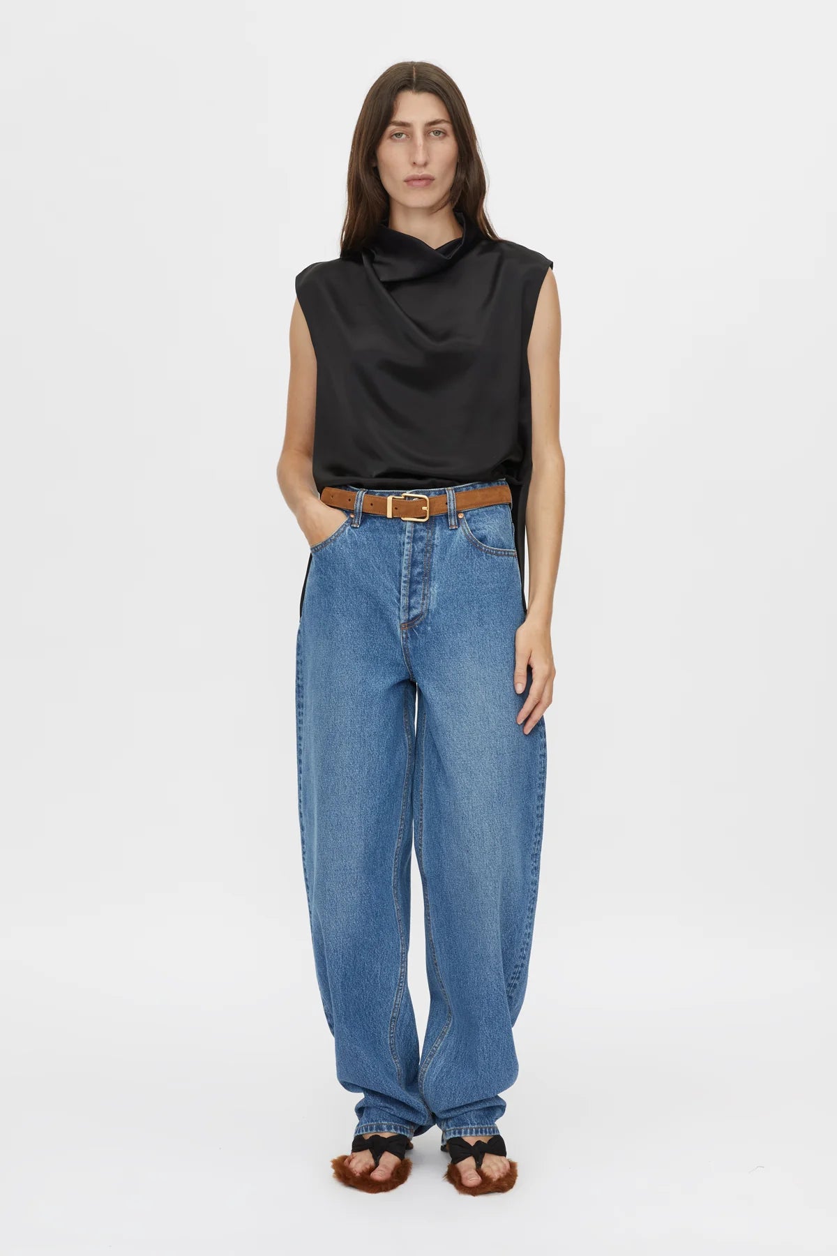 Aviana Shell Top | Black