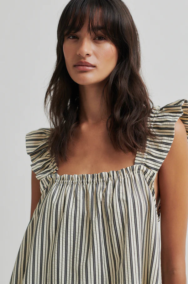 Serifa Strap Dress | Black