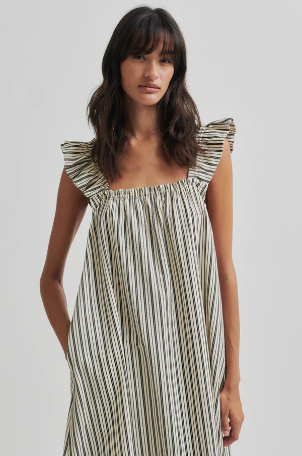 Serifa Strap Dress | Black