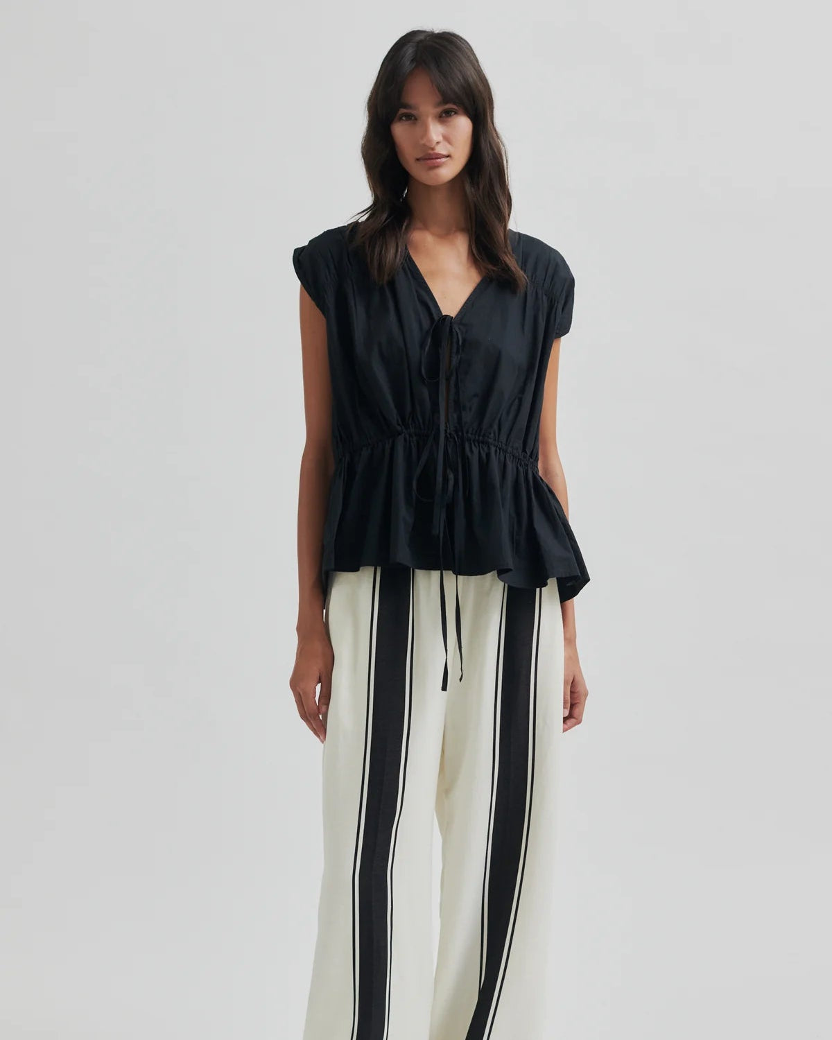 Lie Trousers | White Alyssum