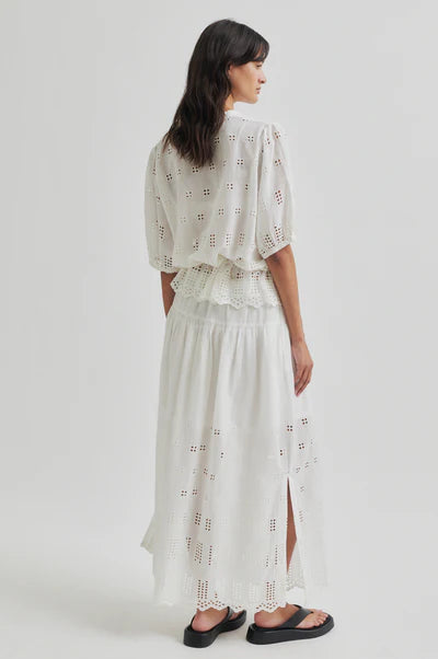 Elenore Shirt | White Alyssum