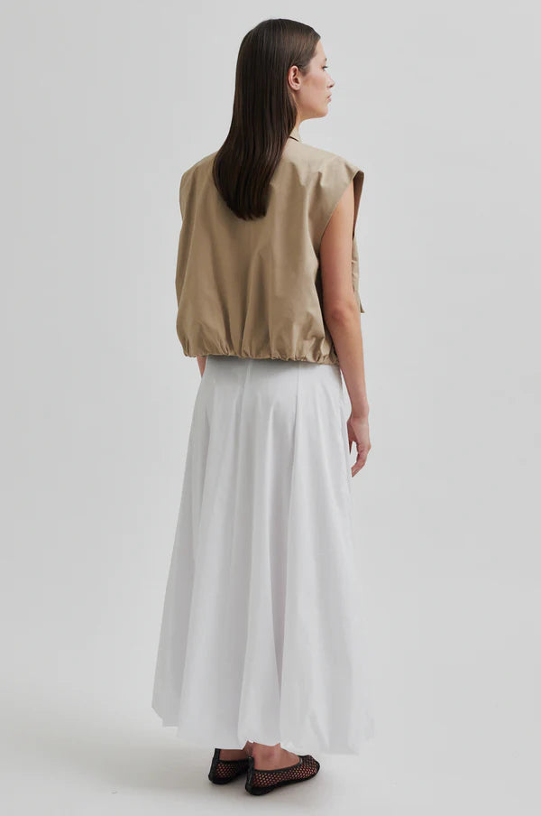 Viktoria Balloon Skirt | White