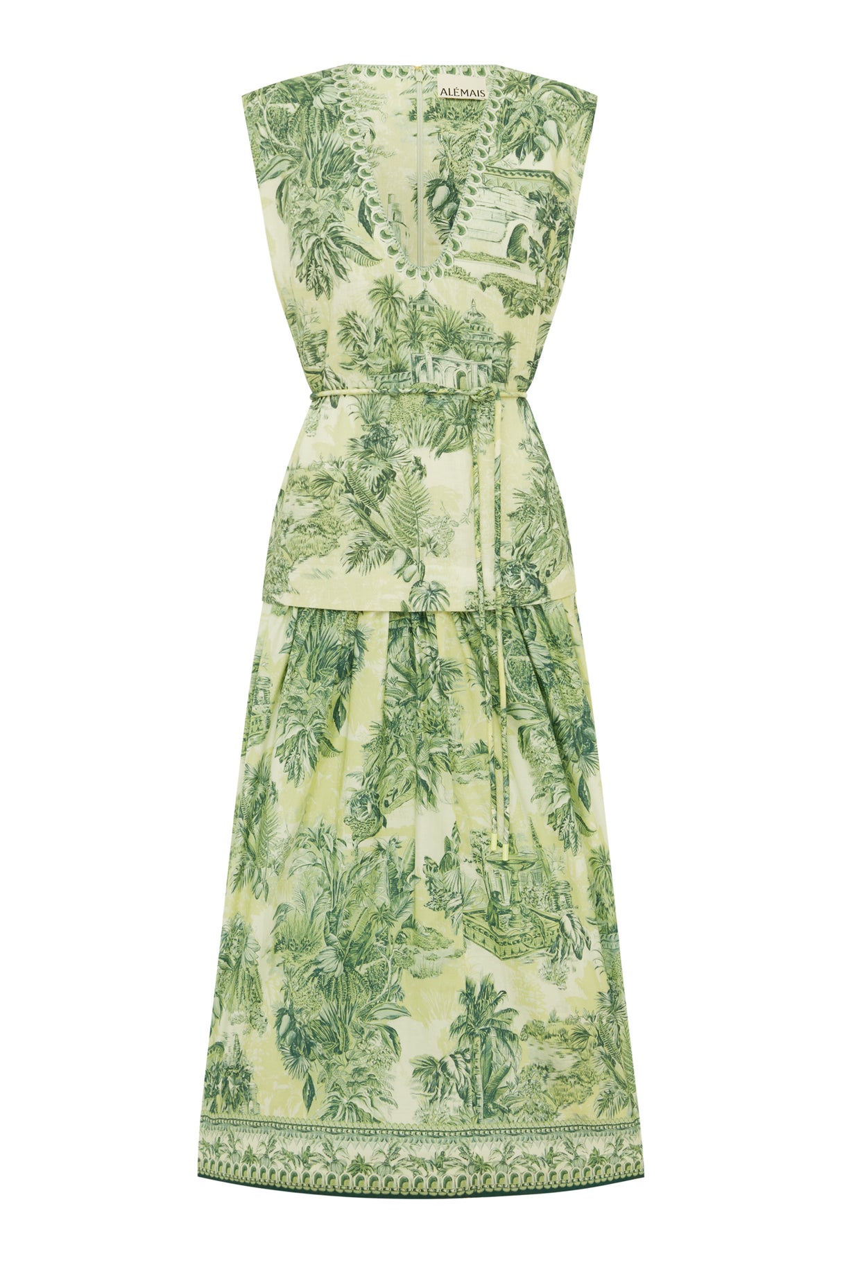 Sara Midi Dress | Green