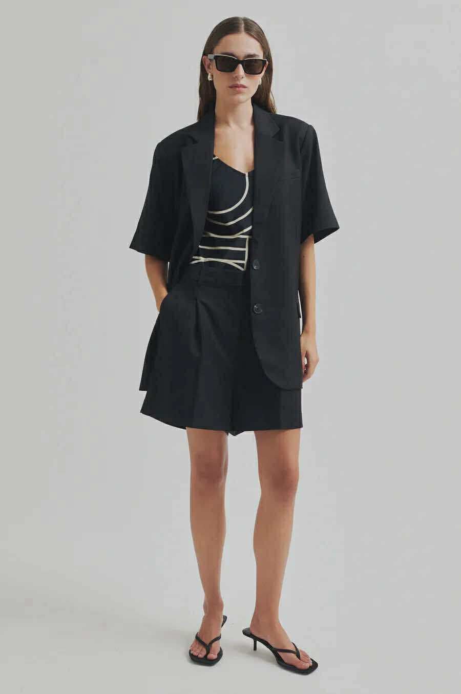 Sharo SS Blazer | Black