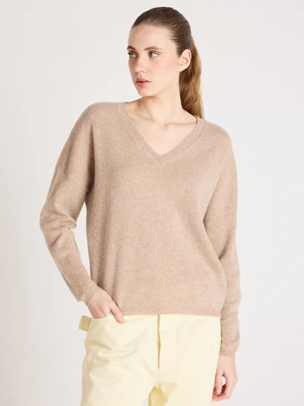 Astrid Cashmere Top | Chestnut