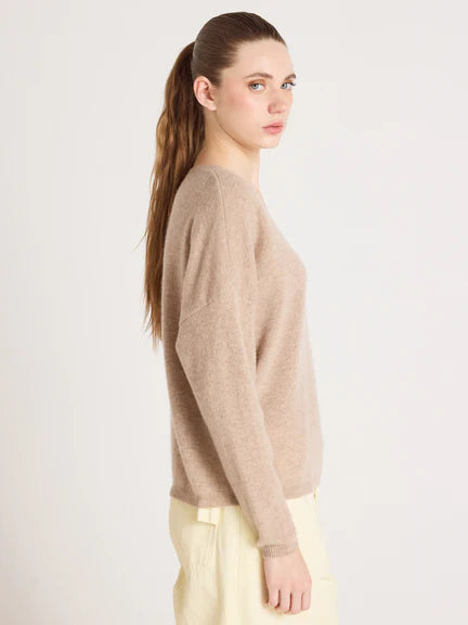 Astrid Cashmere Top | Chestnut