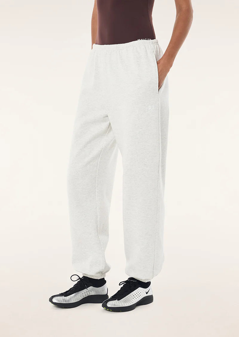 Adventure Cuffed Track Pant | Snow Marle