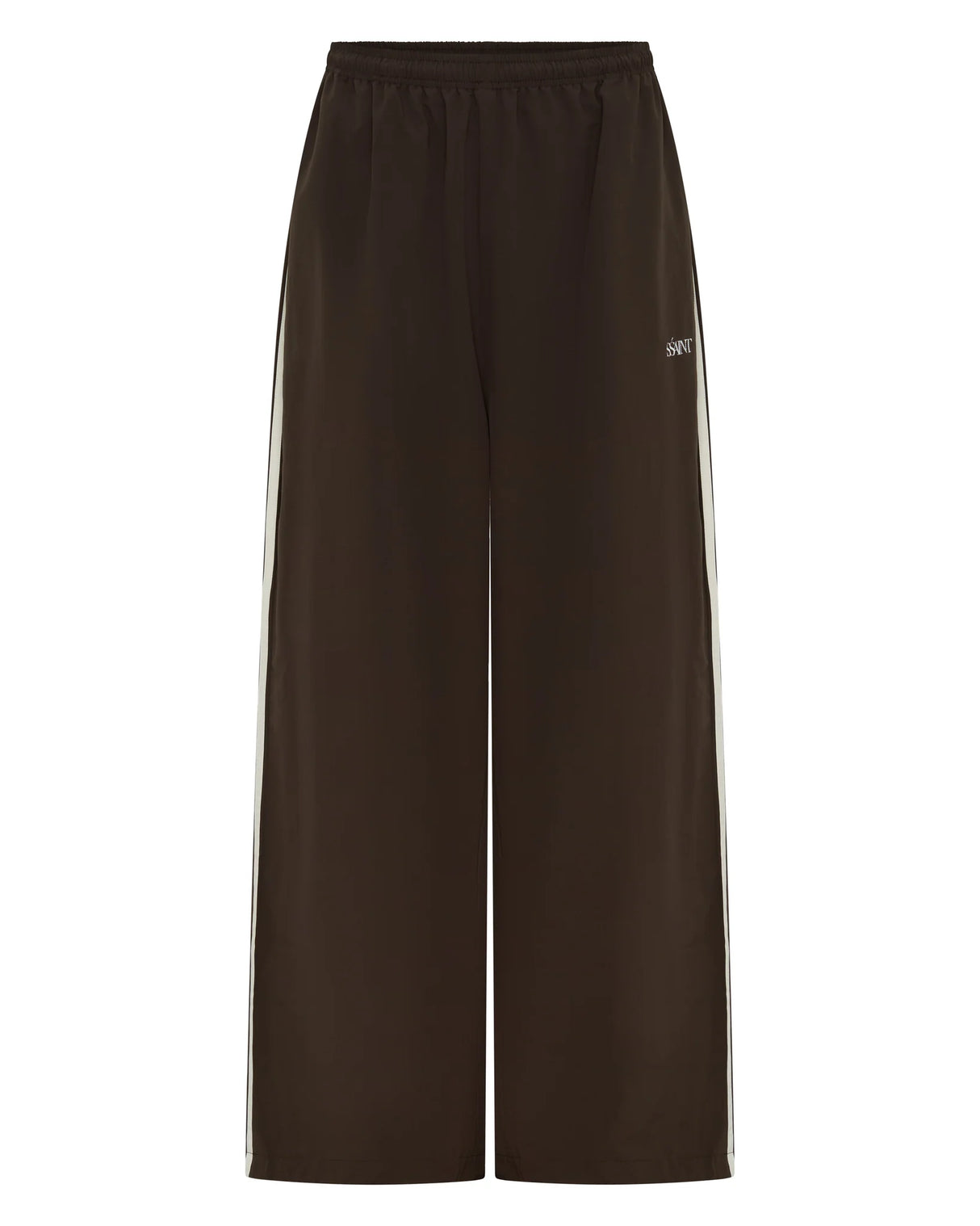 Fight Night Windbreaker Pant | Brown/Cream
