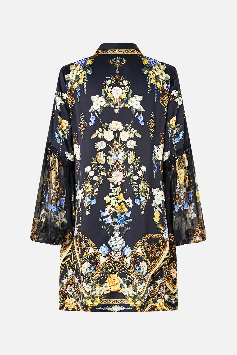 Shirt Dress with Blouson Sleeve | Ottoman Elegance