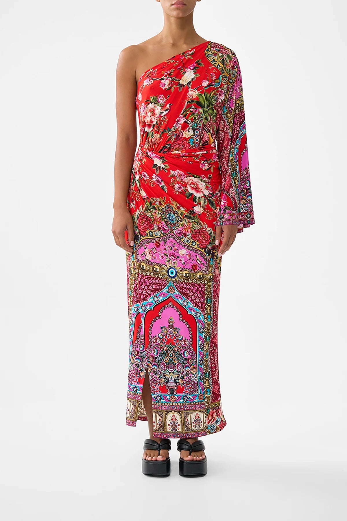 One Shoulder Jersey Dress | Heirloom Empire