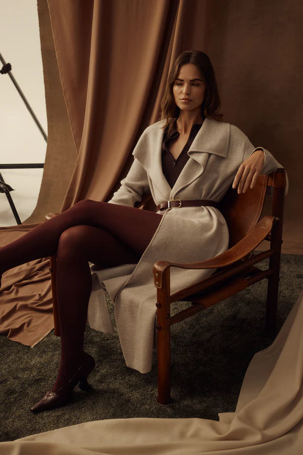 Parsons Merino Cardigan | Mushroom