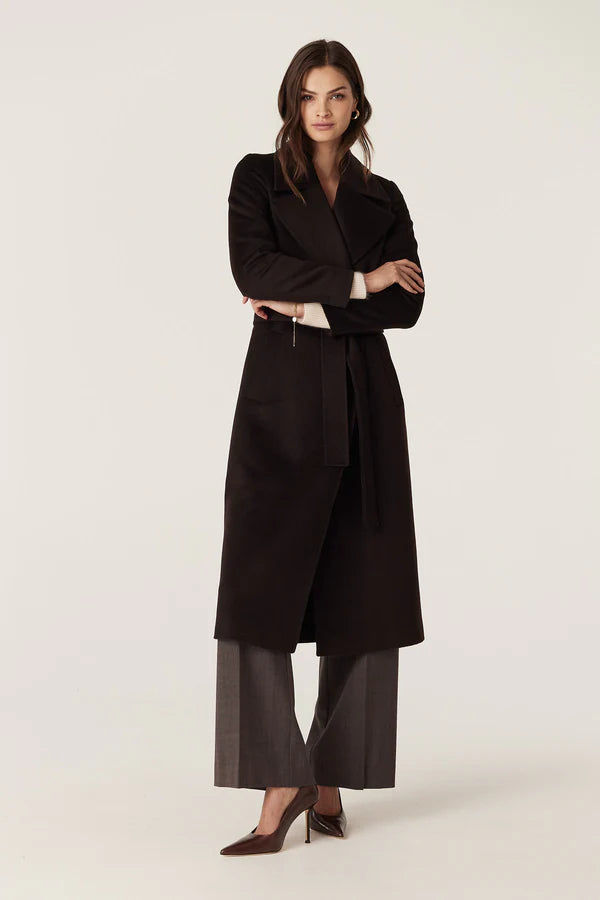 Evans Wool Coat | Espresso