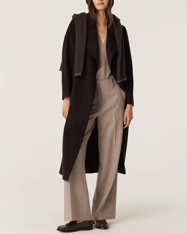 Evans Wool Coat | Espresso