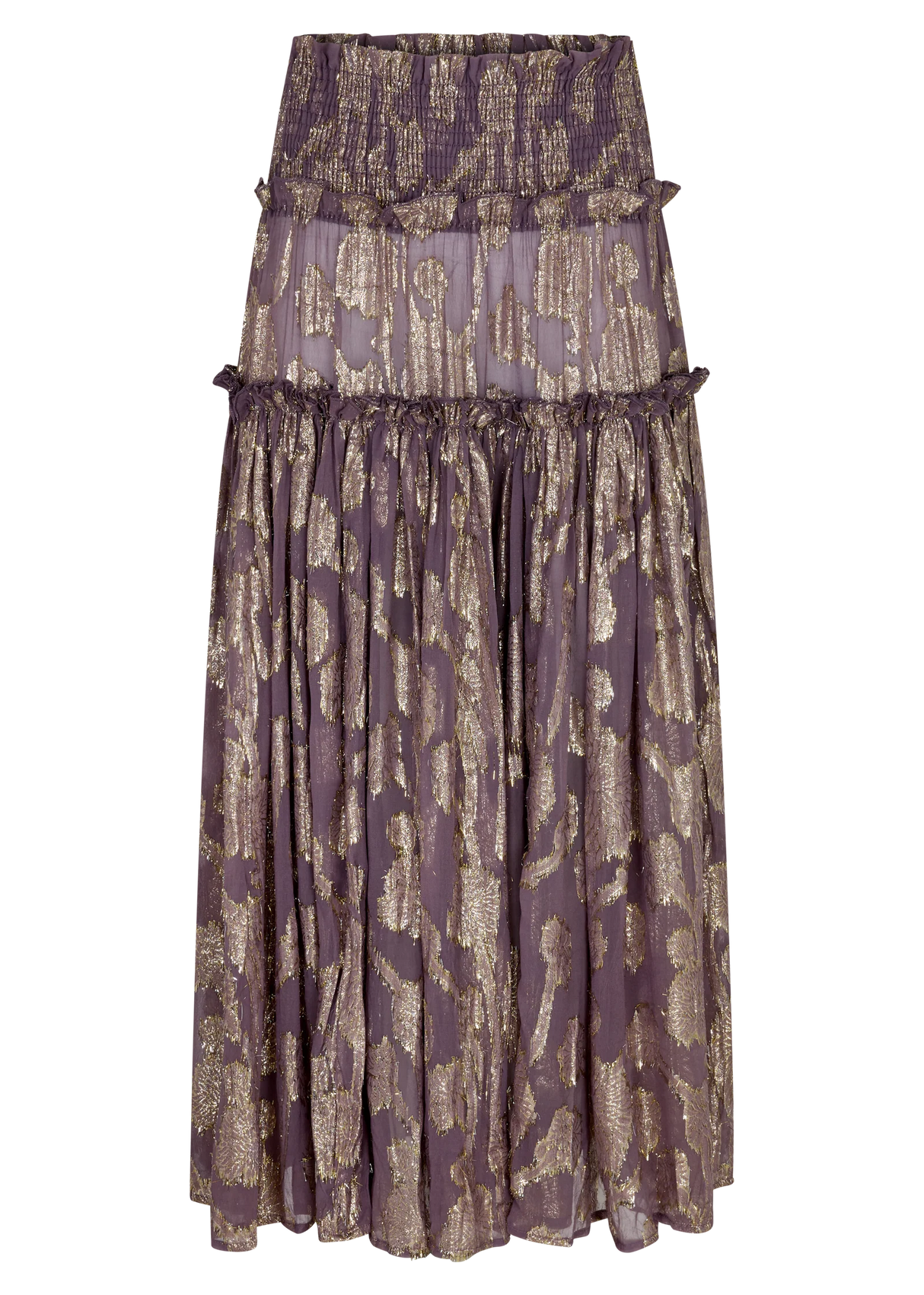 Collector Asa Shirred Maxi Skirt