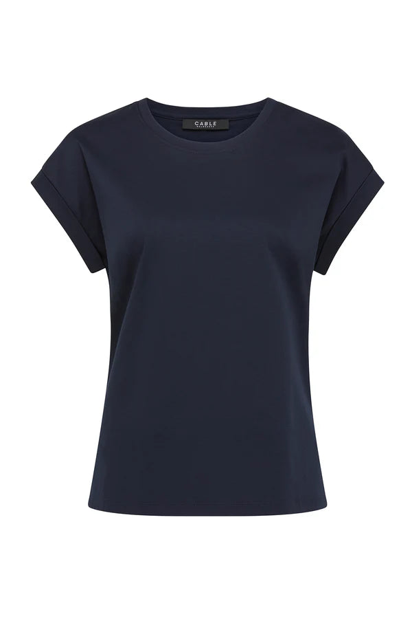 Pima Tee | Navy