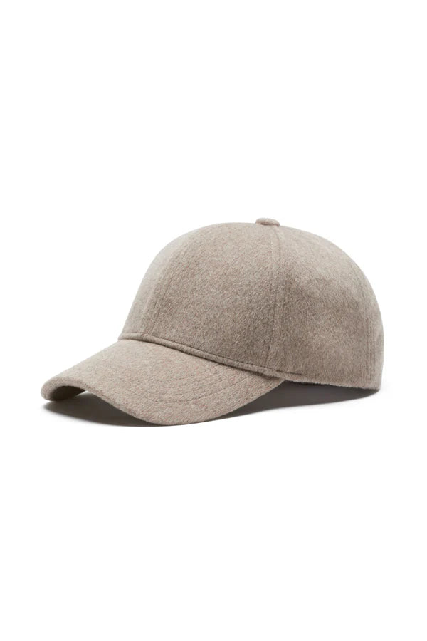 Wool Cashmere Cap | Pebble