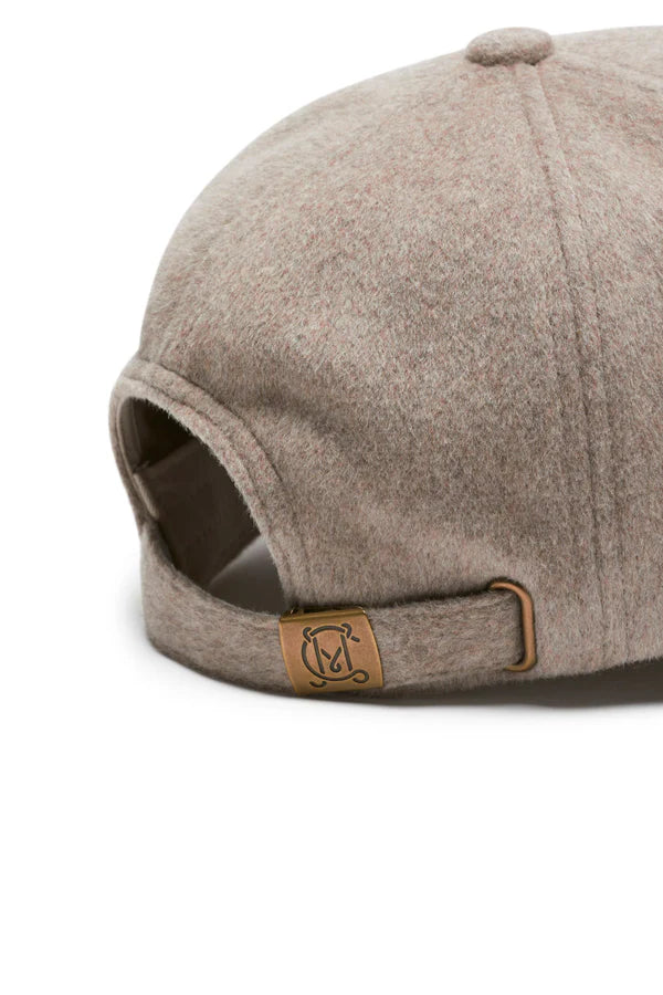 Wool Cashmere Cap | Pebble