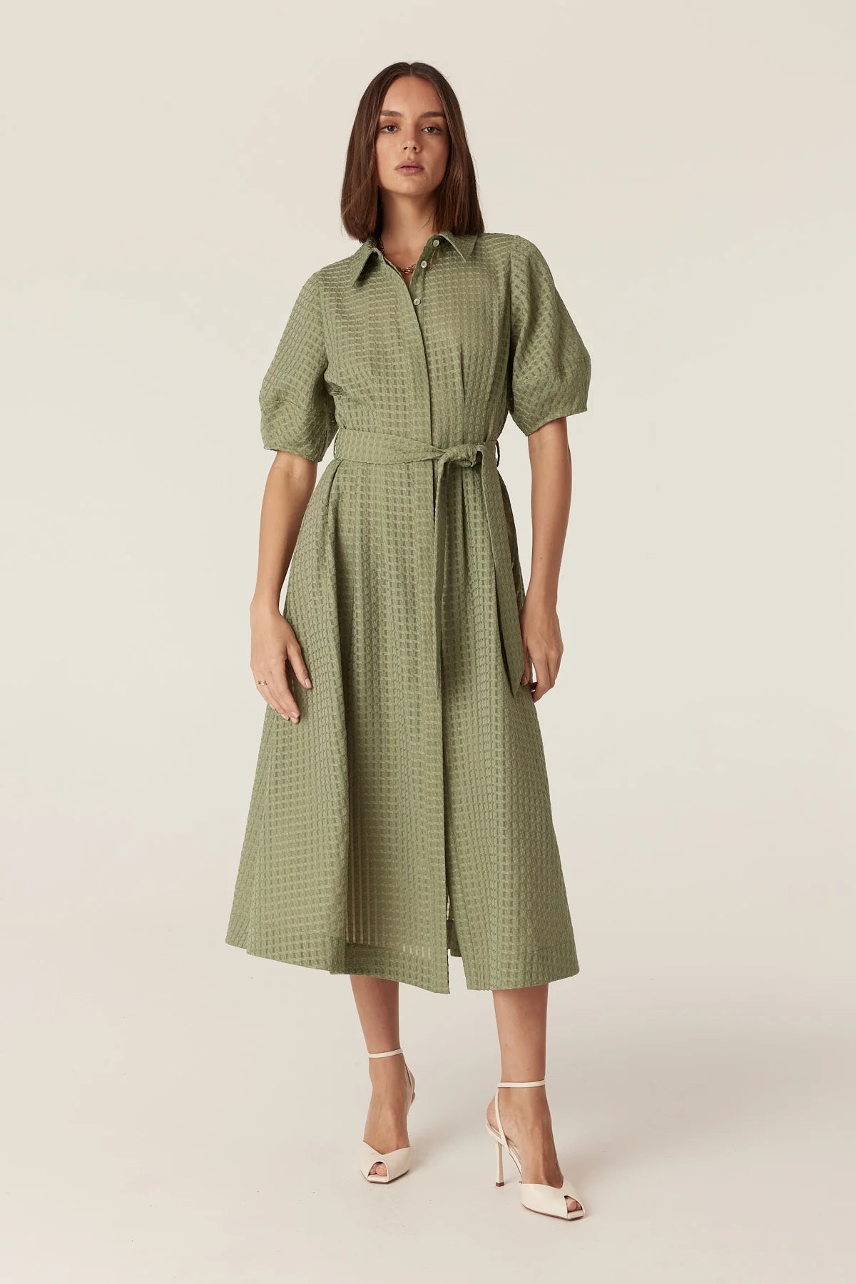 Alana Midi Dress | Olive