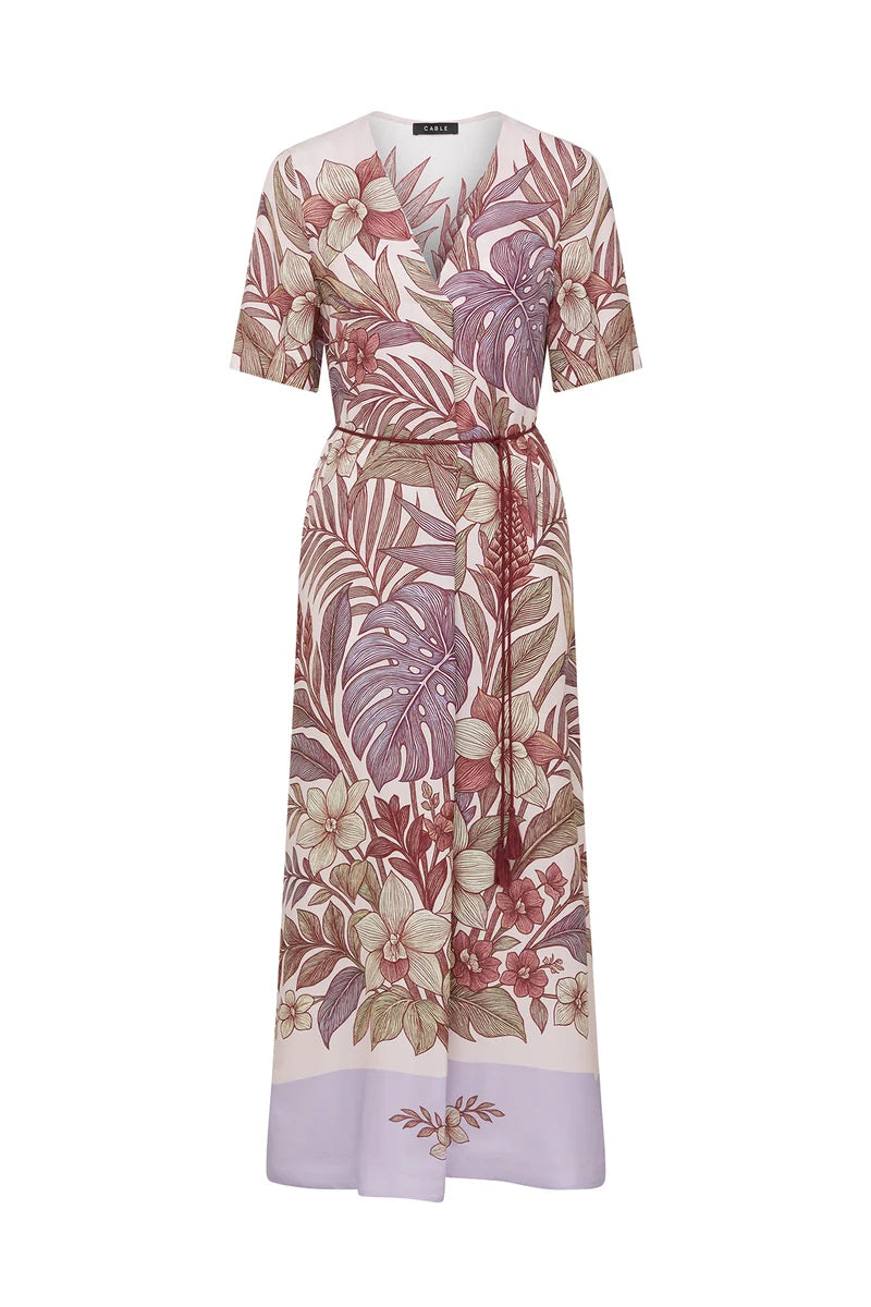 Erika Kaftan Maxi Dress | Paradise Print
