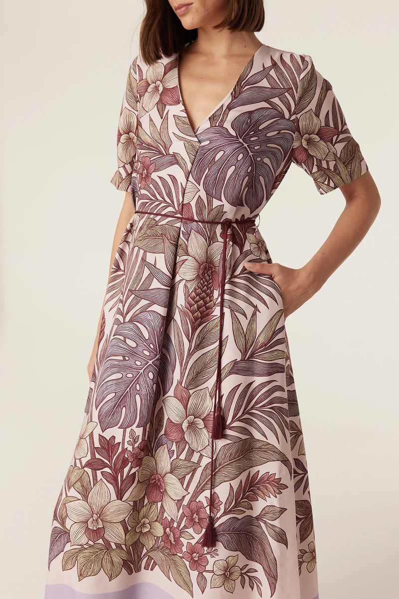 Erika Kaftan Maxi Dress | Paradise Print
