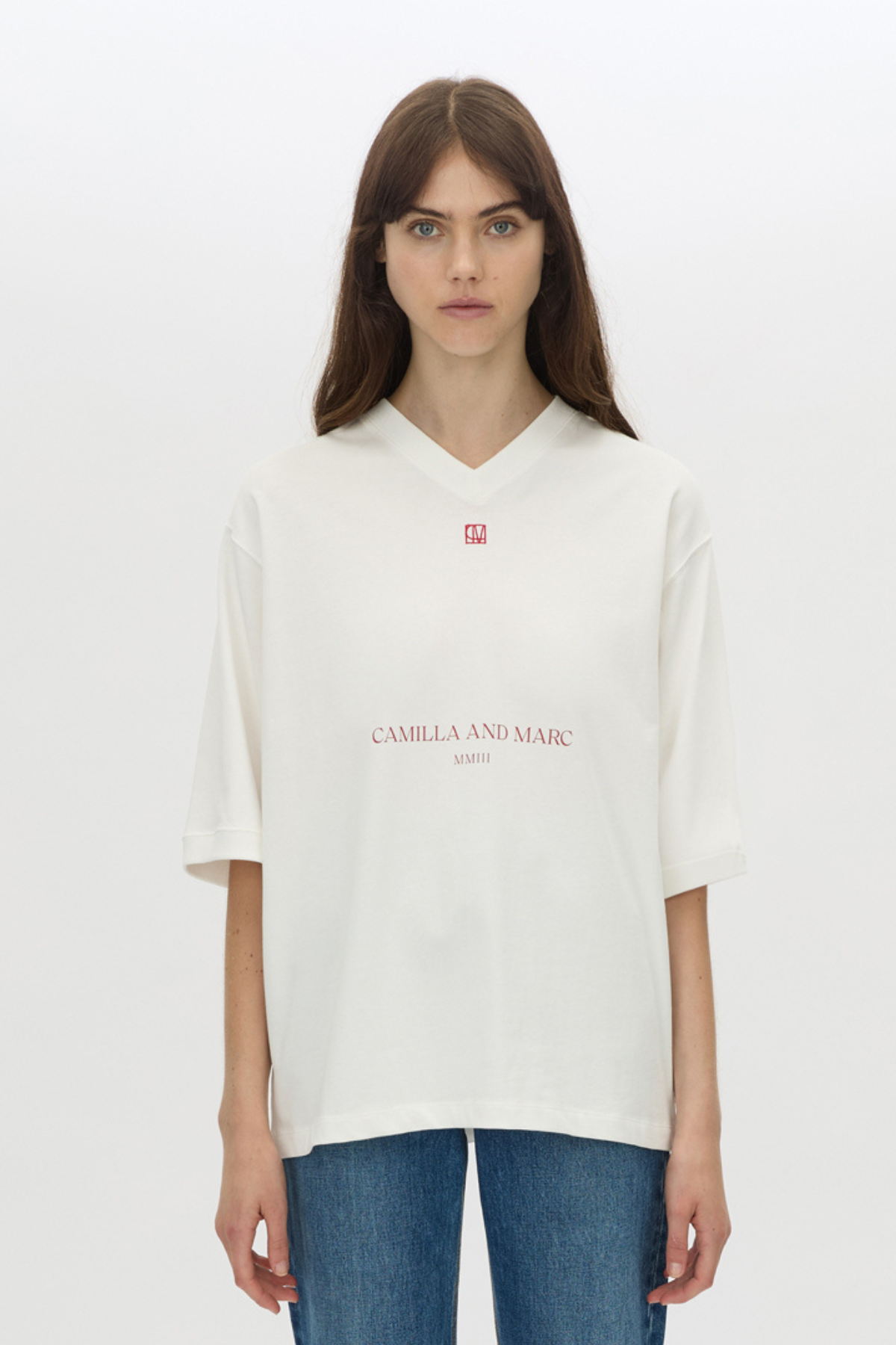 Larissa Logo Tee | Soft White