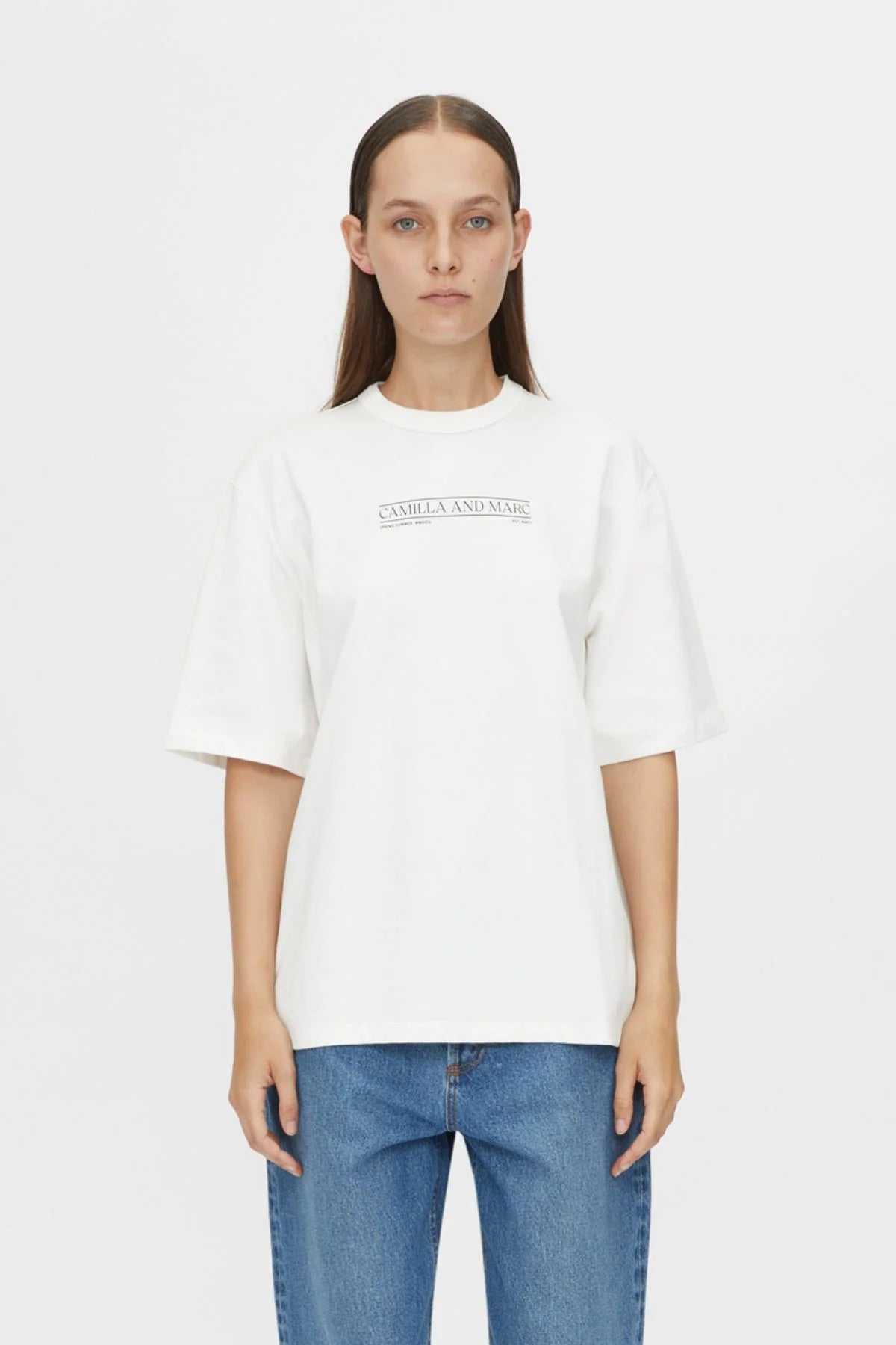 Rigel Logo Tee | Soft White