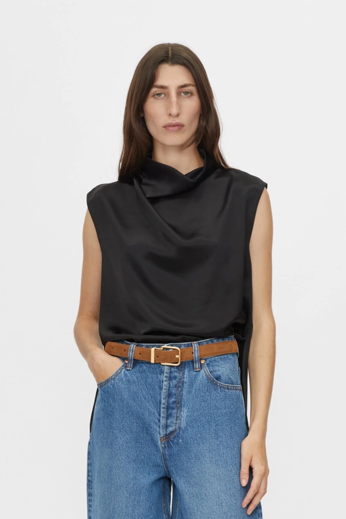 Aviana Shell Top | Black
