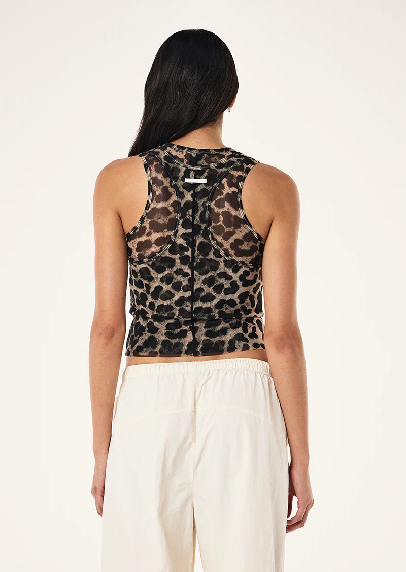 Discovery Mesh Top | Leopard