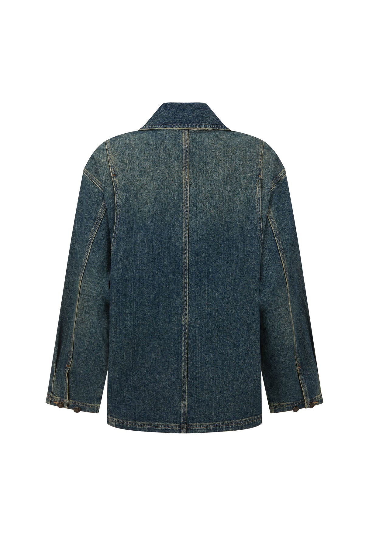 Drew Denim Jacket | Dirty Indigo Blue