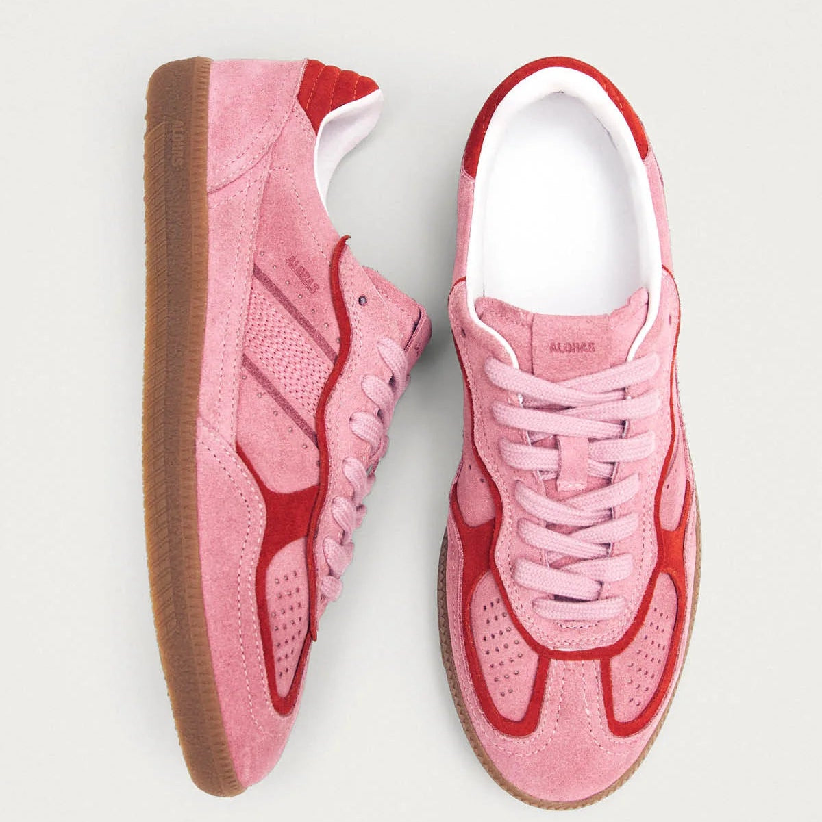 Tb.490 Rife Sea Pink Leather Sneakers