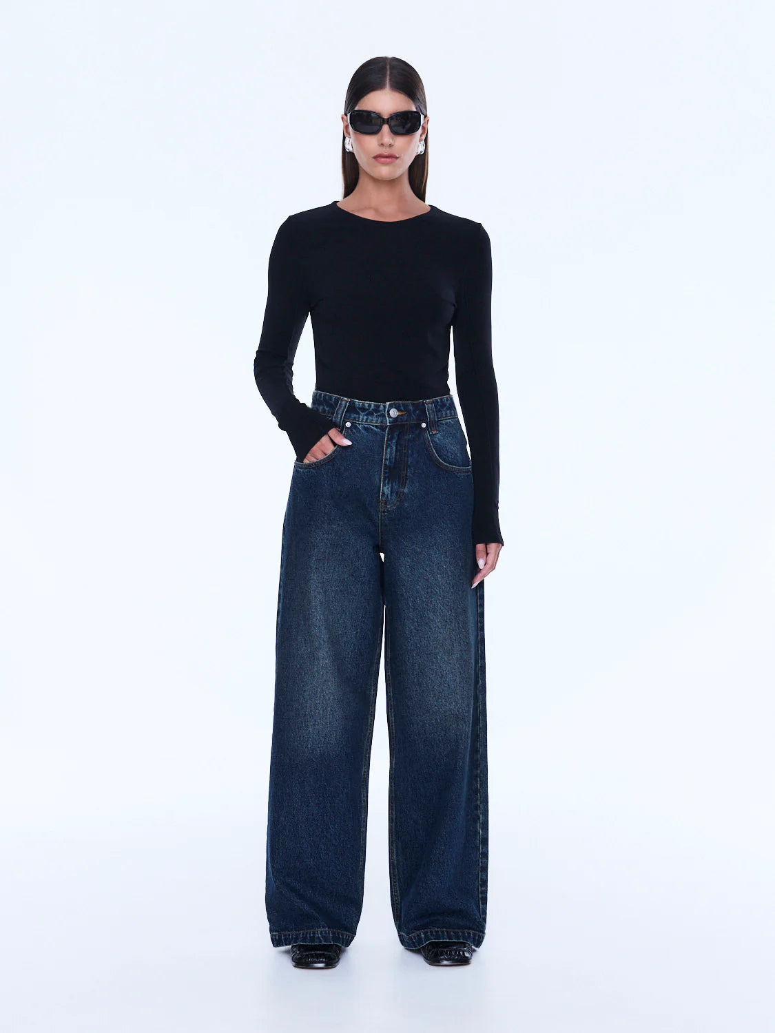Georgia Denim Jean | Deep Indigo Wash
