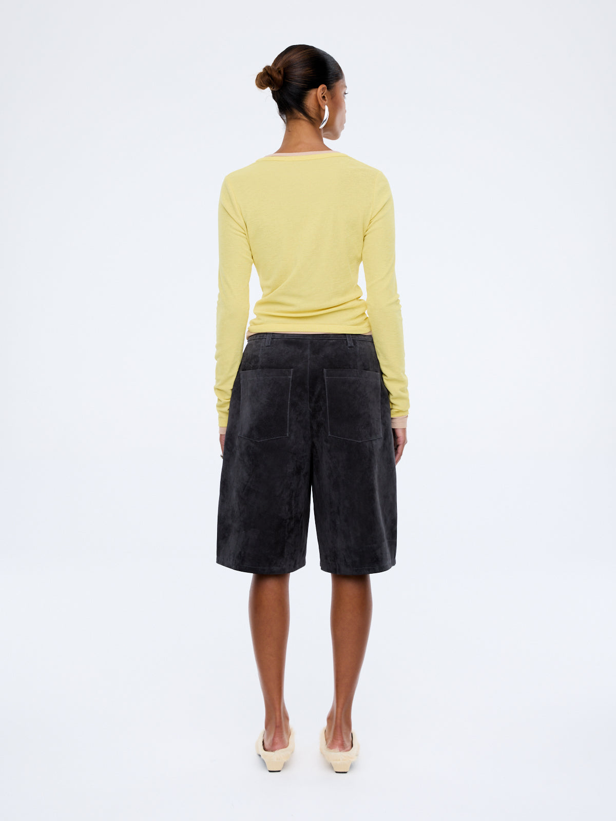 Blair Long Sleeve Top | Celestial Yellow/Oat