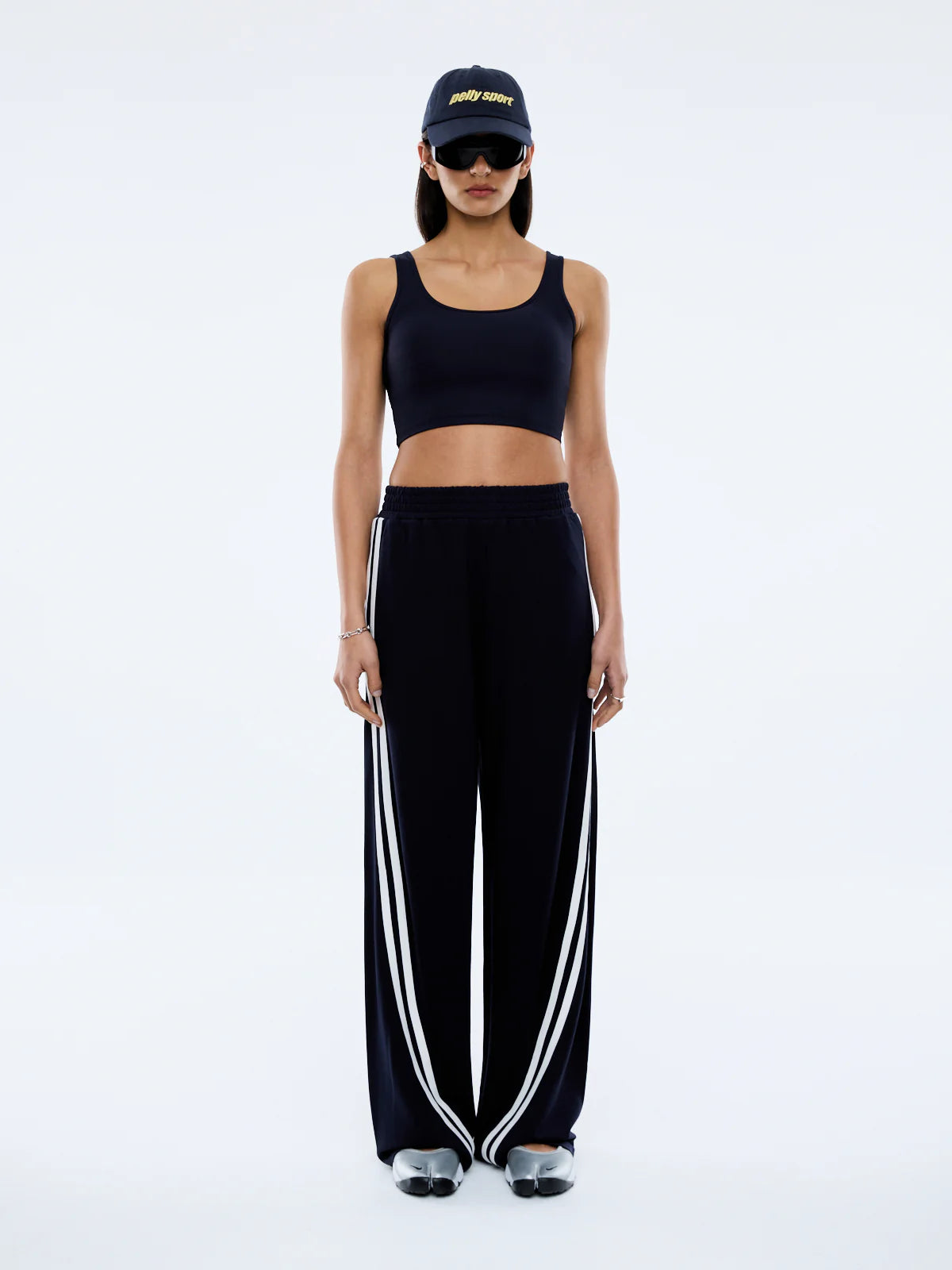 Valentina Stripe Pant | Navy