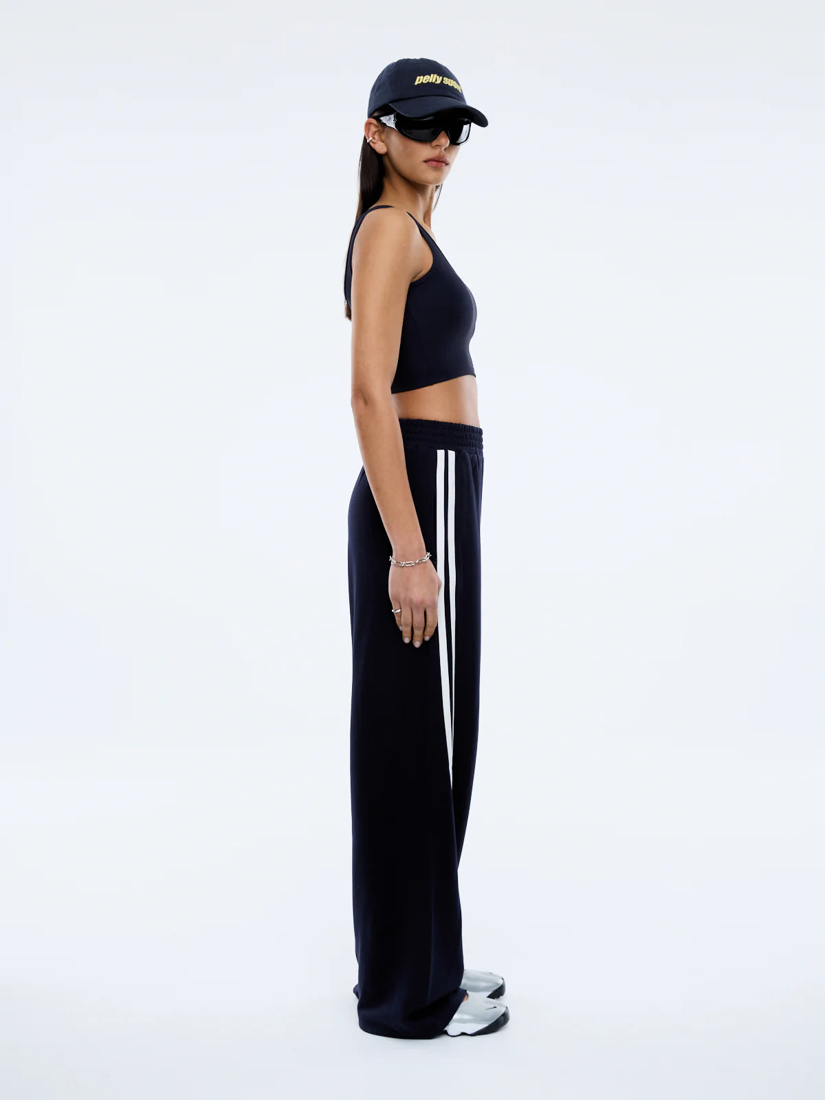 Valentina Stripe Pant | Navy