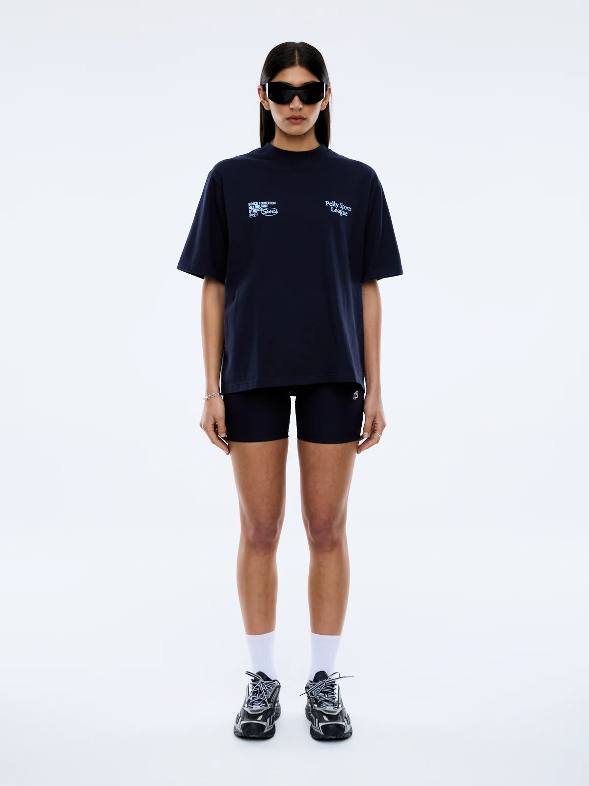 Pelly Sports League Tee | Navy